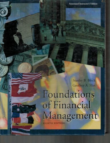 Foundations of Financial Management (The Irwin Series in Finance, Insurance, and Real Estate)