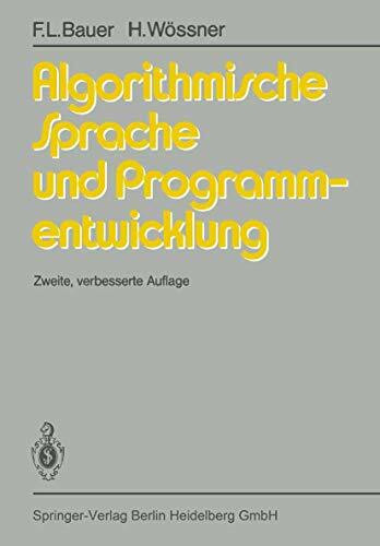 Algorithmische Sprache und Programmentwicklung