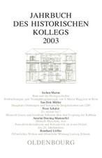 Jahrbuch des Historischen Kollegs 2003