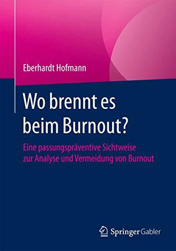 Wo brennt es beim Burnout?: Eine passungspräventive Sichtweise zur Analyse und Vermeidung von Burnout