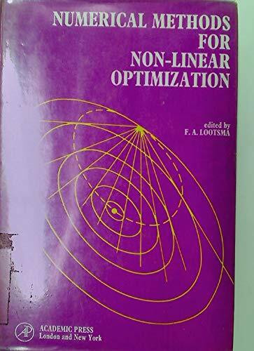 Numerical Methods for Nonlinear Optimization