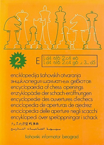 Encyclopaedia of Chess Openings Vol E