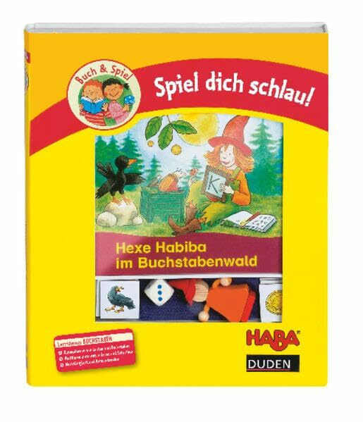 Hexe Habiba im Buchstabenwald: Lernthema: Buchstaben (Duden - Haba Spiel dich schlau!)