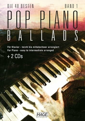 Pop Piano Ballads 1 mit 2 Playback-CDs: Für Klavier. Leicht bis mittelschwer arrangiert. For Piano - easy to intermediate arranged Pop Piano Ballads 1 mit 2 Playback-CDs: Für Klavier. Leicht bis mittelschwer arrangiert. For Piano - easy to intermediate arranged
