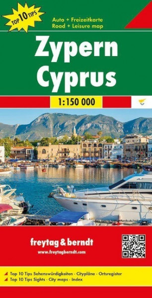 Zypern, Top 10 Tips, Autokarte 1:150.0000