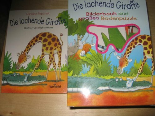 Die lachende Giraffe - Bilderbuch und großes Bodenpuzzle
