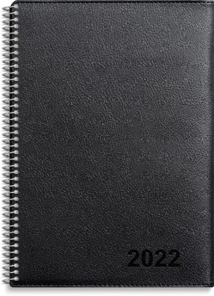 Business A5 Twist Schwarz Kalender 2022