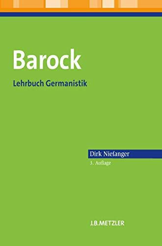 Barock: Lehrbuch Germanistik