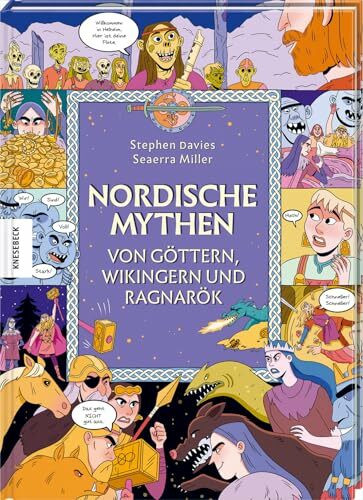 Nordische Mythen: Von Göttern, Wikingern und Ragnarök. Lustiger Comicspaß für Kinder ab 8 – mit witzigen Abenteuern von Odin, Thor & Co. und spannenden Fakten zur nordischen Götterwelt