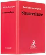 Steuererlasse (ohne Fortsetzungsnotierung). Inkl. 72. Ergänzungslieferung