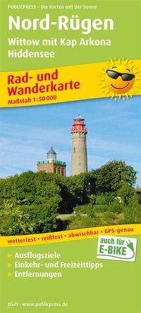 Nord-Rügen, Wittow mit Kap Arkona, Hiddensee 1:50 000