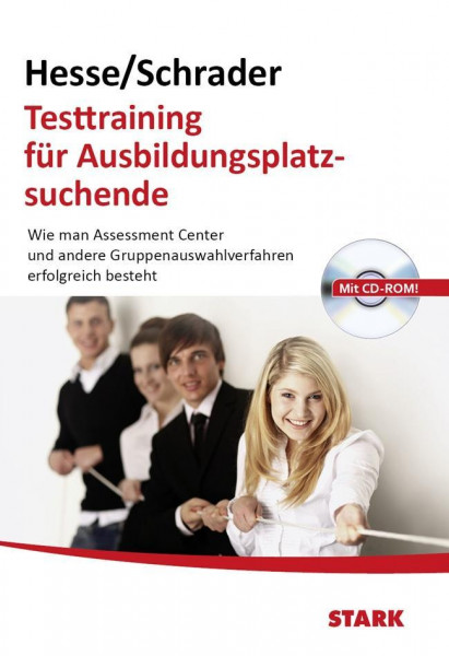 Testtraining für Ausbildungsplatzsuchende