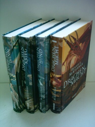 Die Drachen, 4 Bände im Set "Drachenbann", "Drachenmacht", "Drachenbund", "Drachenkrieg"
