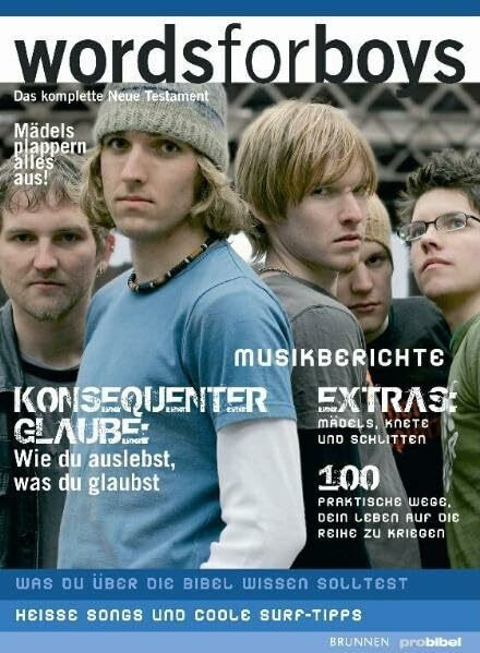 words for boys: Das komplette Neue Testament - Hoffnung für alle