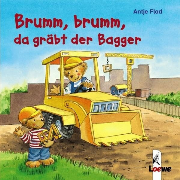Brumm, brumm, da gräbt der Bagger