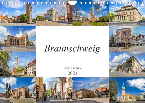 Braunschweig Impressionen (Wandkalender 2023 DIN A4 quer)