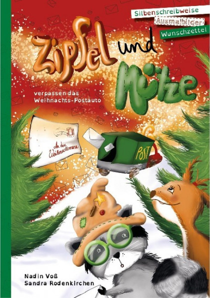 Zipfel und Mütze verpassen das Weihnachtspostauto