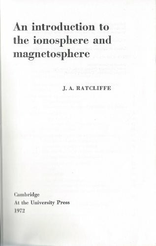 Introduction to the Ionosphere and Magnetosphere