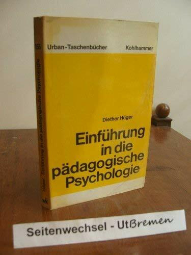 Einführung in die pädagogische Psychologie