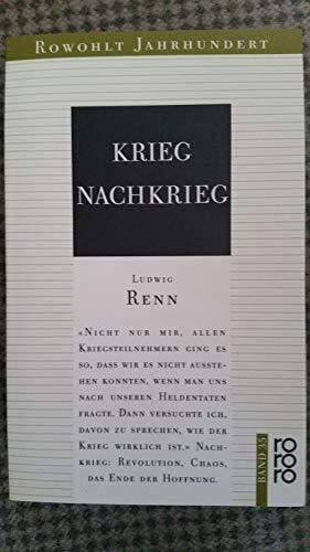 Rowohlt Jahrhundert 35. Krieg / Nachkrieg. Zwei Romane