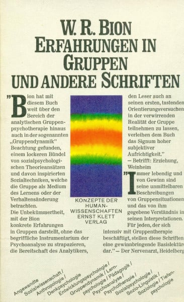 Erfahrungen in Gruppen und andere Schriften.