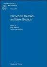 Numerical Methods and Error Bounds: Proceedings of the Imacs-Gamm International Symposium on Numerical Methods and Error Bounds, Held in Oldenburg, ... July, 1995 (Mathematical research, Band 89)