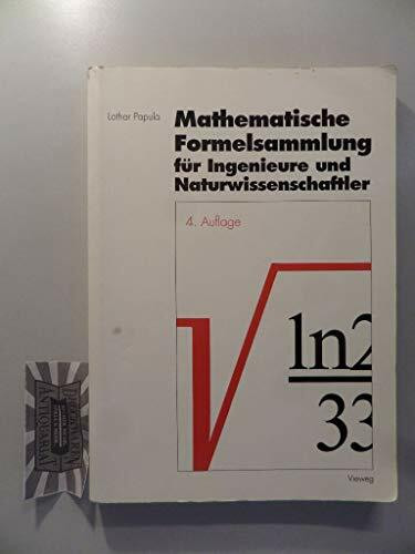 Mathematische Formelsammlung für Ingenieure und Naturwissenschaftler