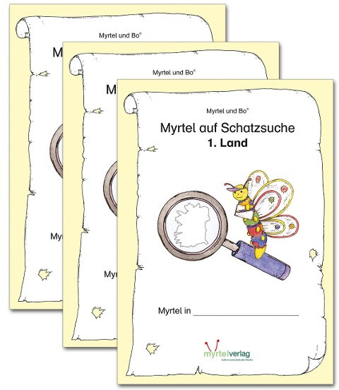 "Myrtel und Bo" - Myrtel auf Schatzsuche - (Lernstufe 3). Paket