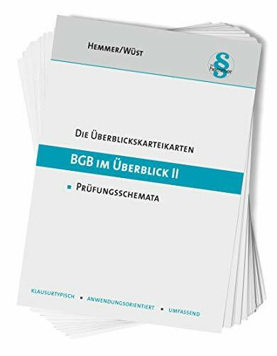 BGB im Überblick II (Nebengebiete): Karteikarten (Karteikarten - Zivilrecht)