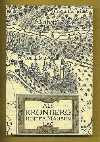 Als Kronberg hinter Mauern lag, Band 1