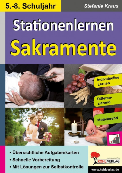 Kohls Stationenlernen Sakramente 5-8