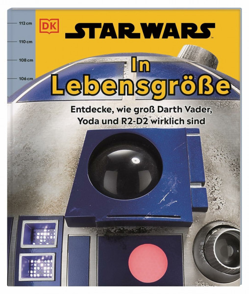 Star Wars™ In Lebensgröße: Entdecke, wie groß Darth Vader, Yoda und R2-D2 wirklich sind. Mit riesiger Ausklappseite von Meister Yoda