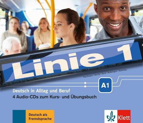 Linie 1 A1 - 4 Audio-CDs zum Kurs- und Übungsbuch