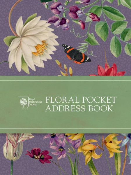 Rhs Floral Pocket Address Book