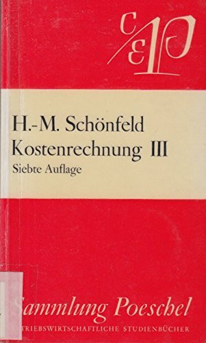Kostenrechnung III