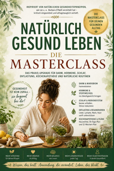 Natürlich gesund leben – Teil 2 – Die Masterclass: Noch mehr Informationen über Barbara O‘Neills Erkenntnisse