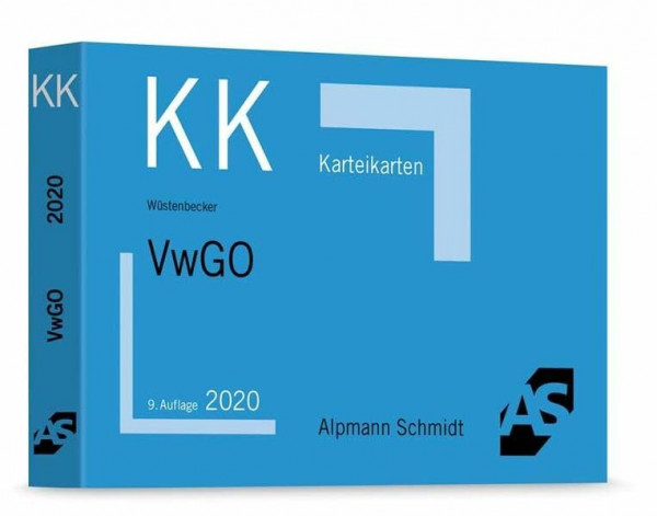 Karteikarten VwGO (Karteikarten Öffentliches Recht)