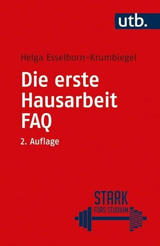 Die erste Hausarbeit - FAQ (Stark fürs Studium)