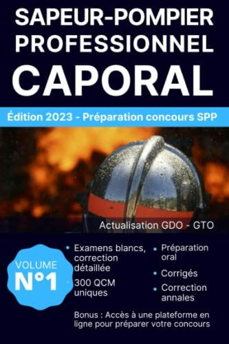 Concours Sapeur-pompier professionnel caporal: Edition 2023