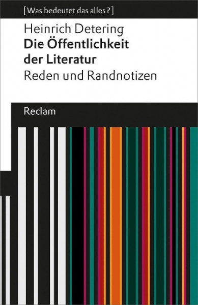 Die Öffentlichkeit der Literatur