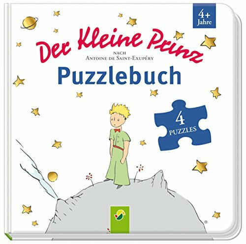 Der kleine Prinz Puzzlebuch: Mit 4 Puzzles á 12 Teilen