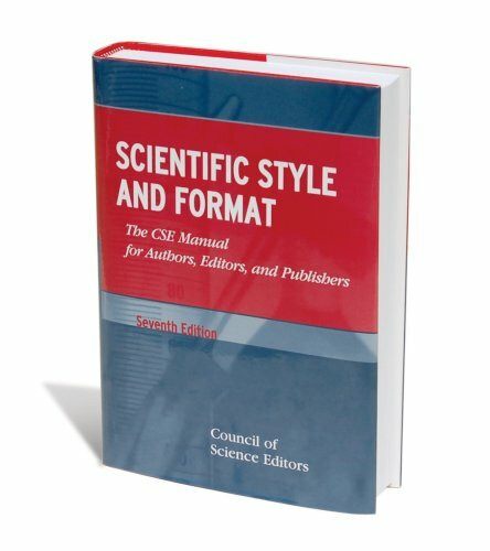 Scientific Style And Format: The Cse Manual for Authors, Editors, And Publishers