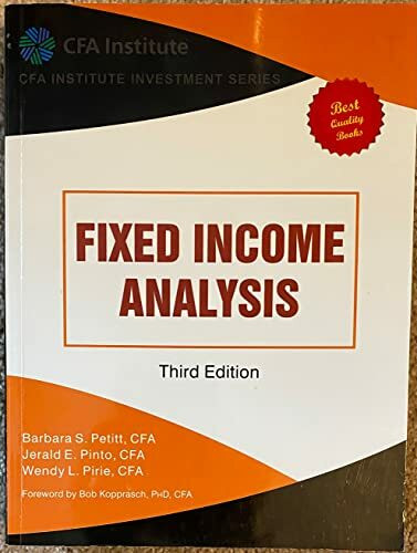 Fixed Income Analysis (CFA Institute Investment)