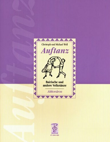 Auftanz. Akkordeonstimme mit Harmoniebezifferung