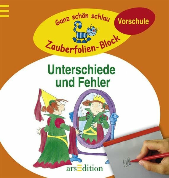 Zauberfolien-Block: Unterschiede und Fehler (Ganz schön schlau - Vorschule)