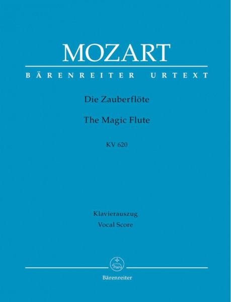 Die Zauberflöte KV 620 -Eine deutsche Oper in zwei Aufzügen-. Klavierauszug, Urtextausgabe