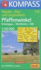 Pfaffenwinkel - Schongauer Land: Mit Kurzführer, Radwegen und Loipen. 1:50000 (KOMPASS Wanderkarte)