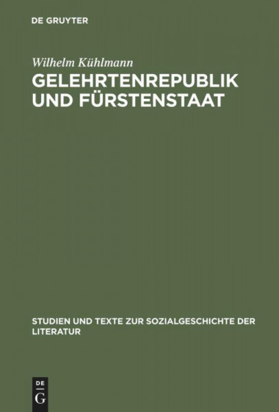 Gelehrtenrepublik und Fürstenstaat