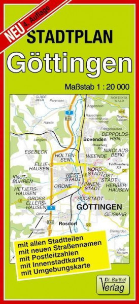 Stadtplan Göttingen 1 : 20 000