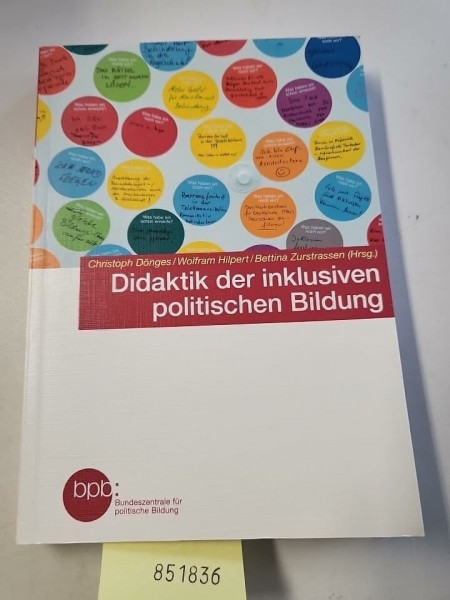 Didaktik der inklusiven politischen Bildung: eine deutsche Minderheit zwischen Diskriminierung und Emanzipation